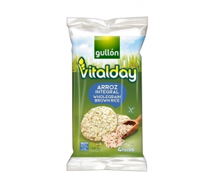TORTITAS ARROZ INTEGRAL VITALDAY PACK 4X28,8 GRS.