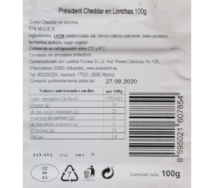 queso-cheddar-lonchas-president-100-grs