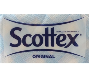 SERVILLETAS COLORES SCOTTEX 64 UN.