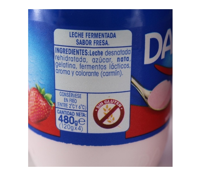 Comprar Yogur fresa danone p-4x120g en Supermercados MAS Online