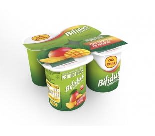 BIFIDUS CREMOSO CON MANGO REINA PACK 4X125 GR.