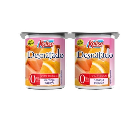 yogur-desnatado-papaya-naranja-kalise-pack-4x125-grs