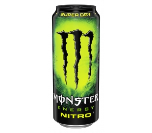 BEBIDA ENERGETICA NITRO SUPER DRY MONSTER 500 ML.