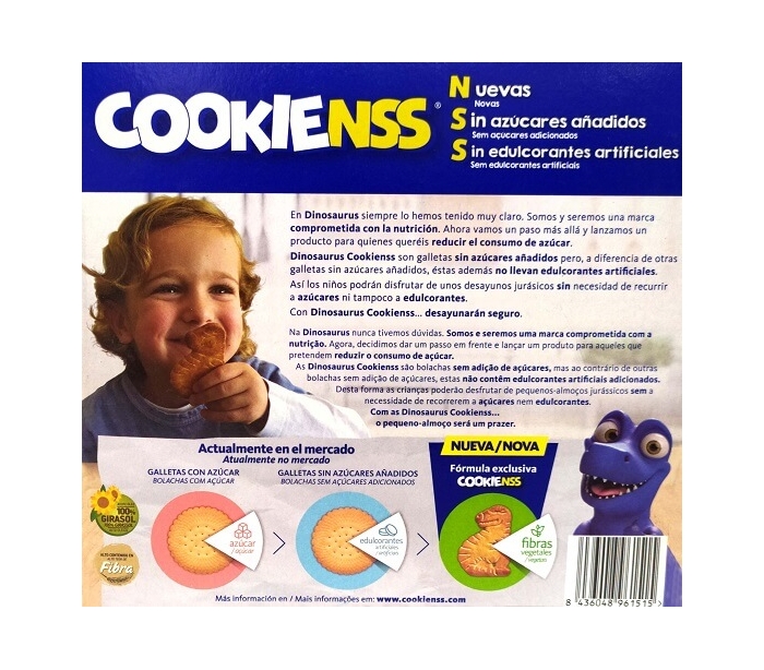 GALLETAS DINOSAURUS ARTIACH 185 GRS.