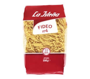 FIDEOS N.4 LA ISLEÑA 500 GR.