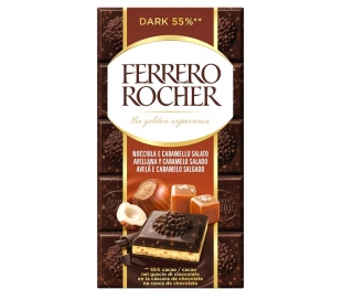 CHOCOLATE 55%NEGRO AVELLANA FERRERO ROCHER 90 GR.
