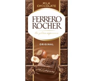 CHOCOLATE CON LECHE ORIGINAL FERRERO ROCHER 90 GR.
