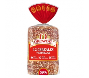 PAN DE MOLDE 12 SEMILLAS Y CEREAL OROWEAT 590 GR.