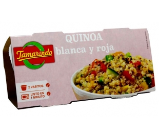 QUINOA BLANCA Y ROJA TAMARINDO PACK 2X125 GR.