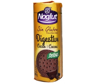 GALLETA DIGESTIVE CACAO NOGLUT SANTIVERI 200 GR.