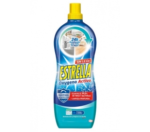 LIMPIADOR DESINFECTANTE OXYGENO ACTIVO ESTRELLA 1250 ML.