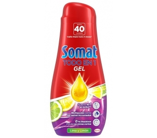 LAVAVAJILLAS GEL LIMA-LIMON SOMAT 720 ML.