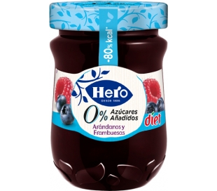 CONFITURA DIET ARANDANOS HERO 280 GR.