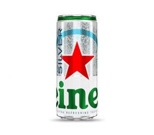 CERVEZA SILVER HEINEKEN LATA 33 CL.