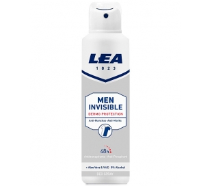DESODORANTE SPRAY MEN INVISIBLE LEA 150 ML.