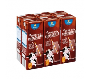 BATIDO DE LECHE CHOCOLATE ALTEZA PACK 6X200 ML.