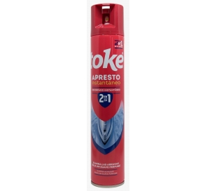 SUAVIZADOR DE ROPA APRESTO INSTANTÁNEO TOKE 500 ML.