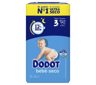 PAÑALES 6-10 KG. T.3 DODOT 62 UN.
