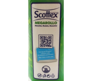 ROLLOS DE COCINA MEGAROLLO SCOTTEX 3 ROLLOS