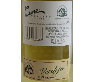 VINO BLANCO RUEDA CUNE 75 CL.