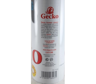 LICOR DE VODKA CARAMELO GECKO 70 CL.