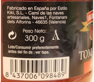 tomate-frito-sin-gluten-estilo-kiki-300-grs