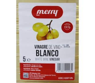 VINAGRE DE VINO MERRY 5000 ML.
