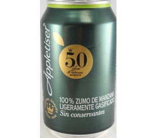 ZUMO GASIFICADO MANZANA APPLETISER 330 ML.