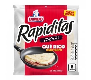 FAJITAS RAPIDITAS BIMBO 168 GR.