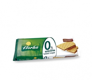 BARQUILLOS SABOR CHOCOLATE FLORBÚ 150 GR.