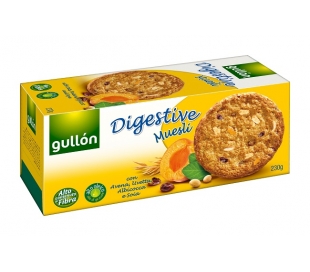 GALLETAS DIGESTIVE MUESLI GULLON 230 GR.