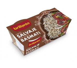 ARROZ SALVAJE C/ARROZ BASMATI BRILLANTE 2X125 GR.
