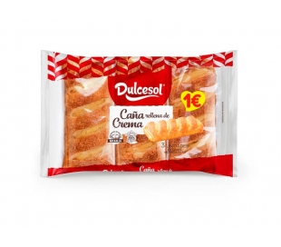 BOLLERIA CAÑA DE CREMA DULCESOL 150 GR.
