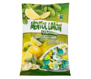 CARAMELOS SIN AZÚCAR MENTOL LIMÓN JL 90 GR.