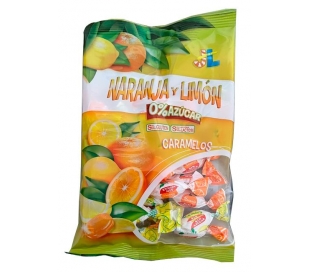 CARAMELOS SIN AZÚCAR NARANJA Y LIMÓN JL 90 GR.