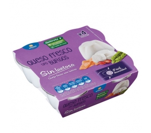 QUESO FRESCO BURGOS DESNATADO ALTEZA PACK 4X62,5 GR.