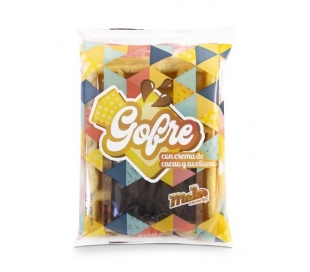 GOFRE C/CREMA DE CACAO Y AVELLANA MELS. 140 GR.