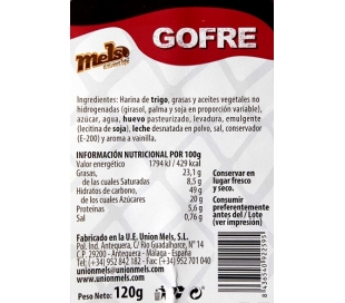 gofre-mels-120-gr