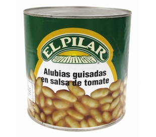 ALUBIA GUISADA SALSA TOMATE EL PILAR 1.400 GR.