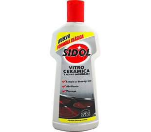 LIMPIADOR VITROCERAMICAS SIDOL 200 ML.