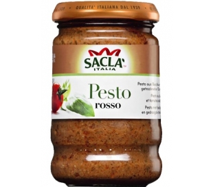 SALSA PESTO ROSSO SACLA 190 GRS.