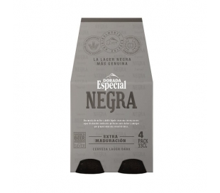 CERVEZA ESPECIAL ESENCIA NEGRA DORADA PACK 4X33 CL.