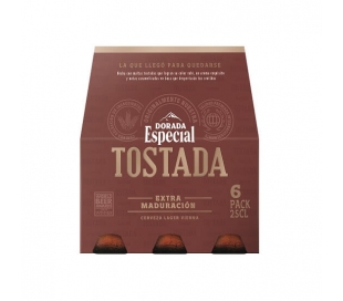 CERVEZA ESPECIAL TOSTADA DORADA BOT. 6X250 ML.