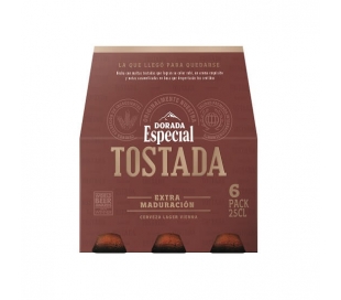 CERVEZA ESPECIAL TOSTADA DORADA PACK 6X25 CL.BOT