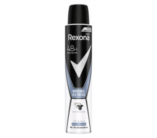 DESODORANTE SPRAY MEN INVISIBLE ICE FRESH REXONA 200 ML.