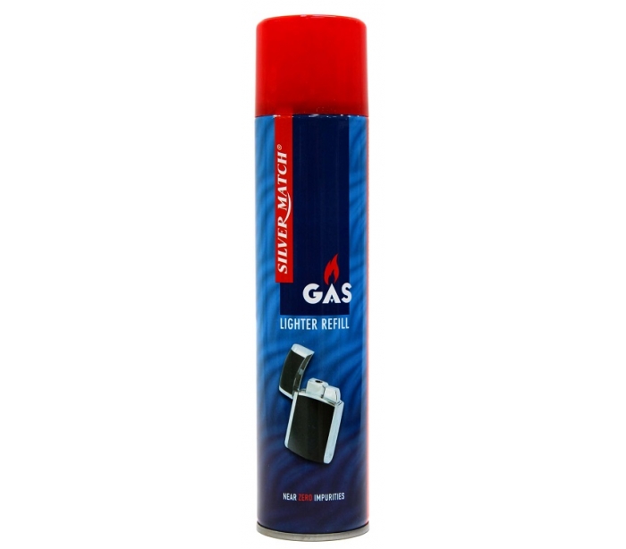 GAS DE MECHERO SPRAY SILVER MATCH 300 ML.