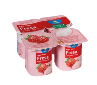 YOGUR SABOR FRESA ALTEZA PACK 4X125 GR.