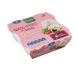 QUESO FRESCO BURGOS 0% ALTEZA PACK 4X62,5 GR.