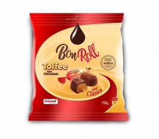 CARAMELO TOFFE CON CHOCOLATE BONROLL 150 GR.
