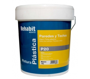 PINTURA FACHADA COLOR BLANCO P20 15 LT.